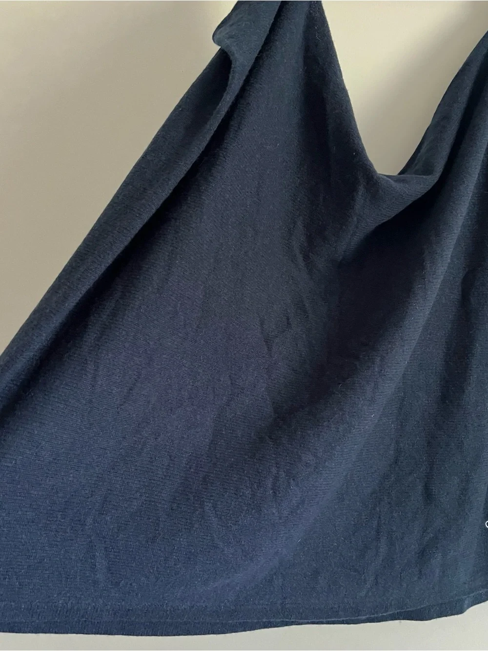 NWT Peter Millar Cashmere Shawl Poncho One Size Navy Luxury Wrap Cape Made in Sc